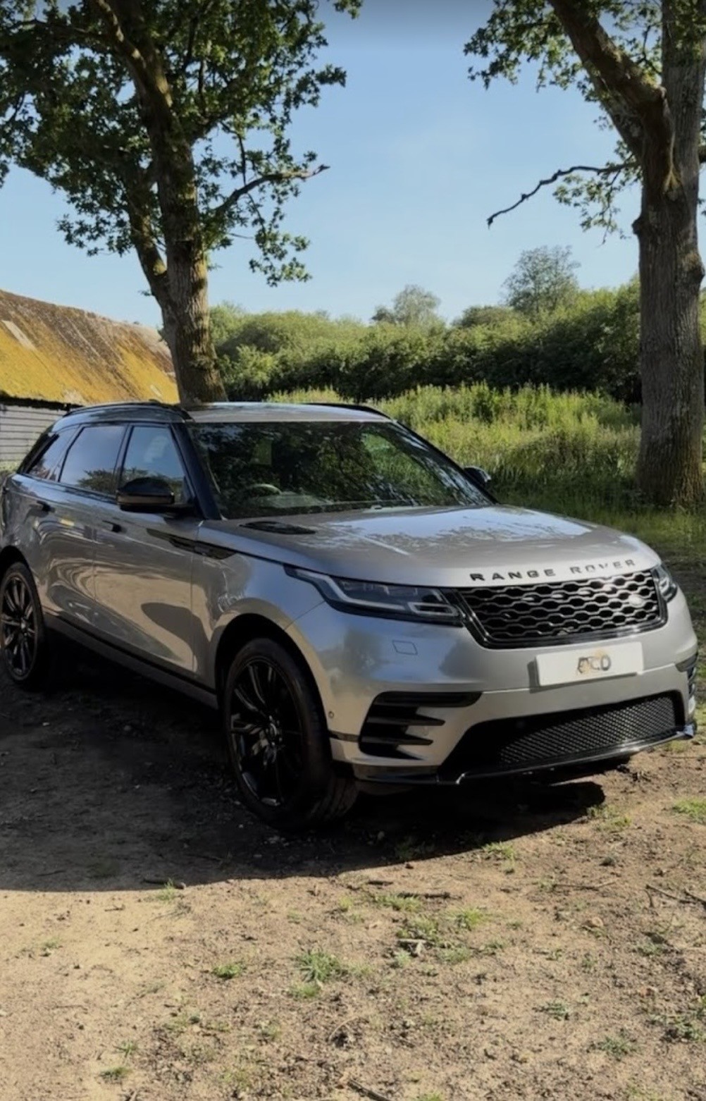 Range Rover Velar — front after full detail